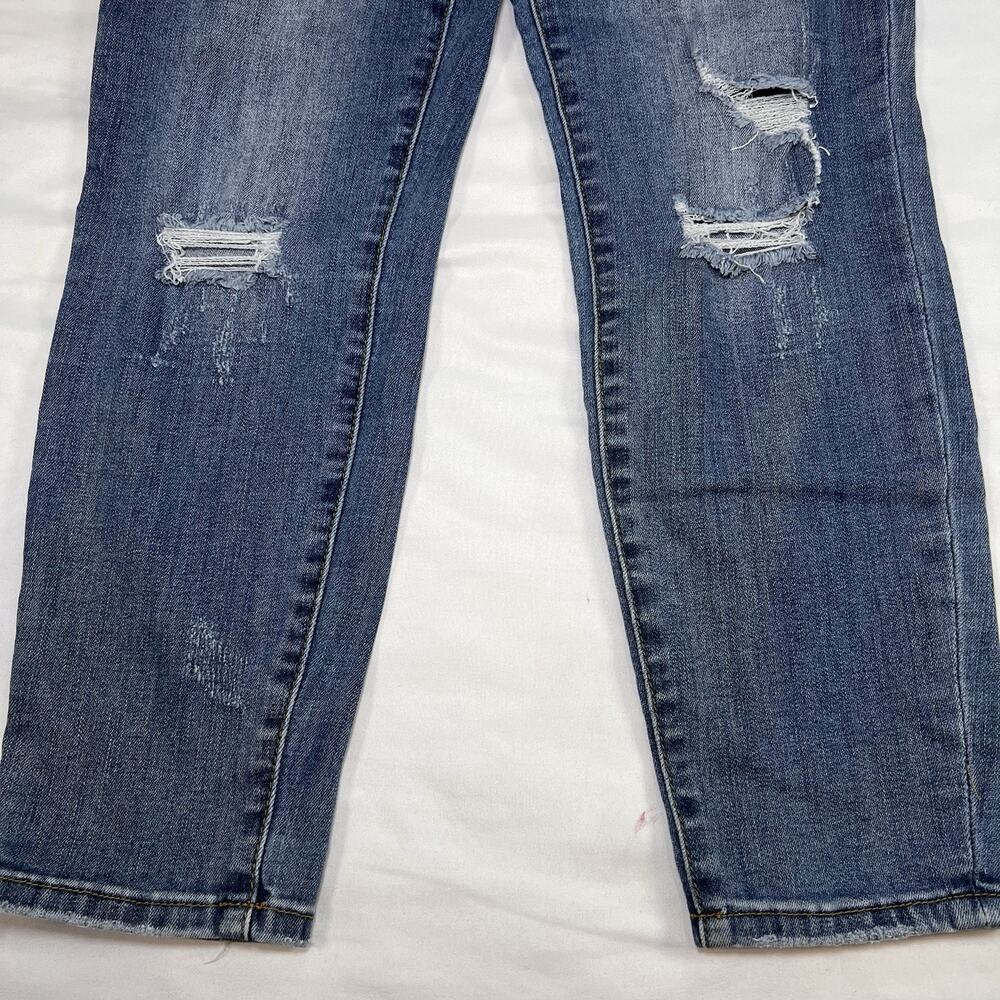 Judy Blue Jeans Women’s Size 30 Denim Relaxed Fit Distressed Stretch JB8271 DK - Picture 3 of 12